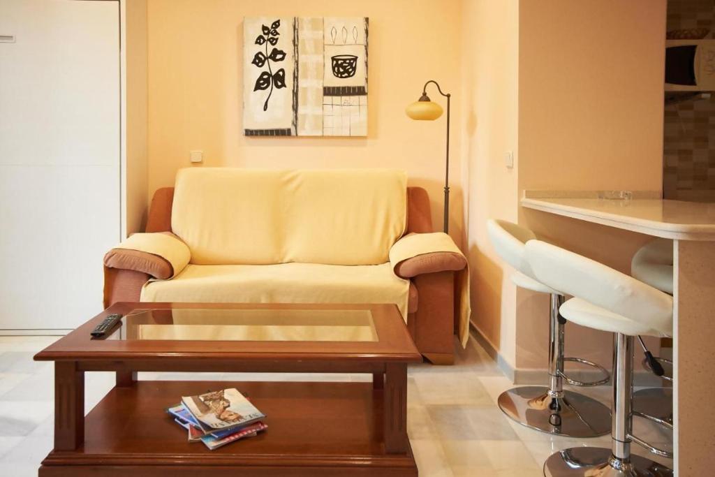 Posezení v ubytování Apartamentos San Andres