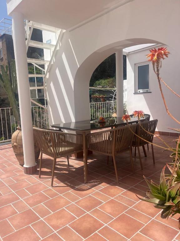 Balkón nebo terasa v ubytování Casa Positano