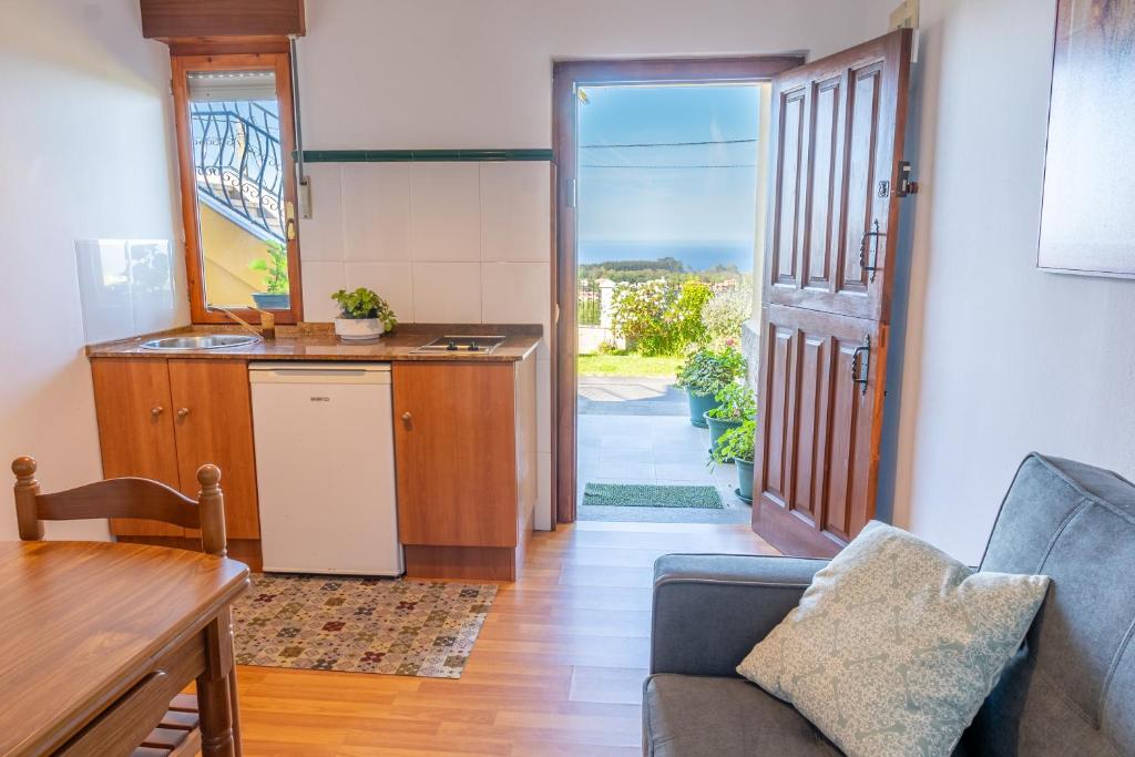 Posezení v ubytování APARTAMENTOS OLGA