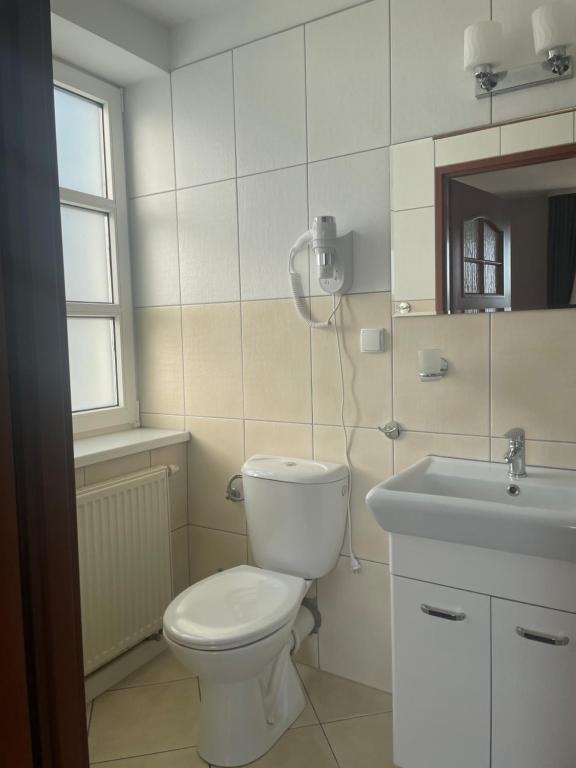 Kúpeľňa v ubytovaní Pokoje Amber