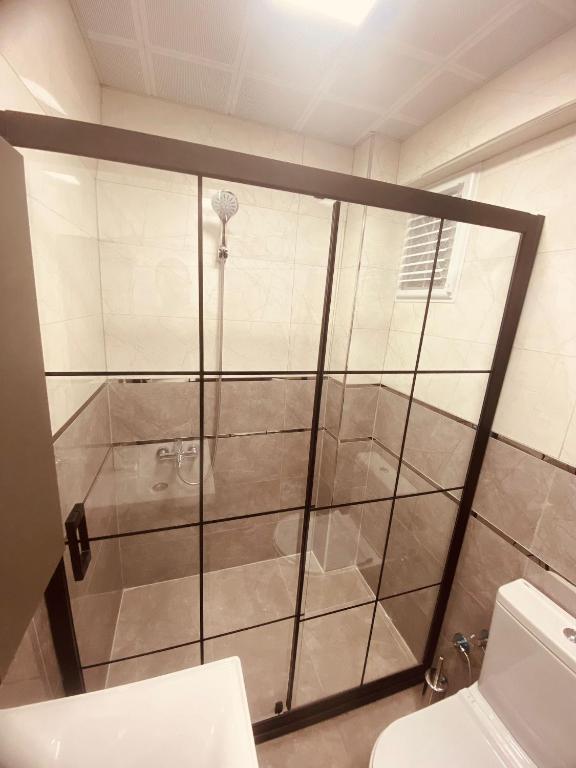 Koupelna v ubytování Malkoç Hotel