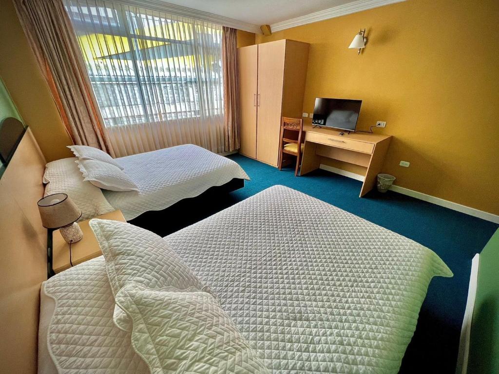 Postel nebo postele na pokoji v ubytování Casa Carrión