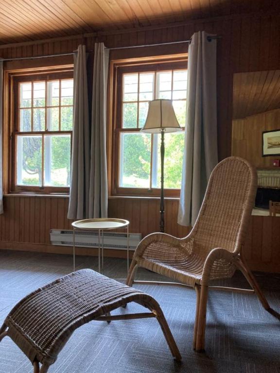 Seating area sa Auberge Les Sources