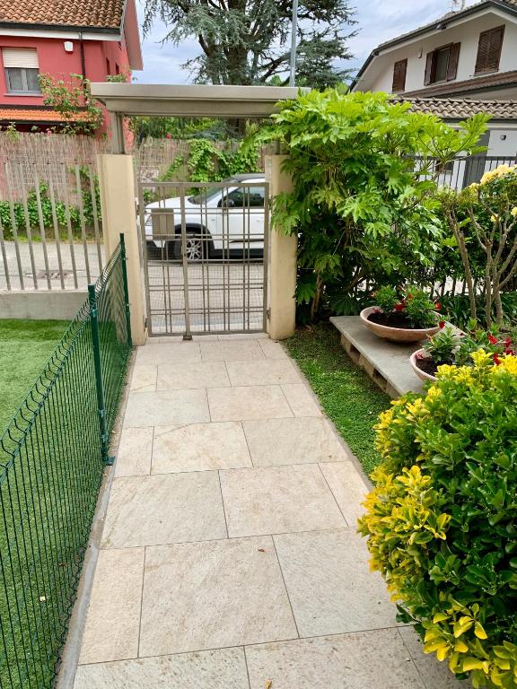 Jardín al aire libre en L'angolo verde apartment