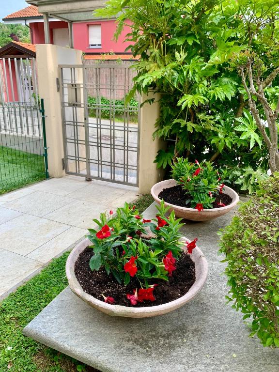Jardín al aire libre en L'angolo verde apartment