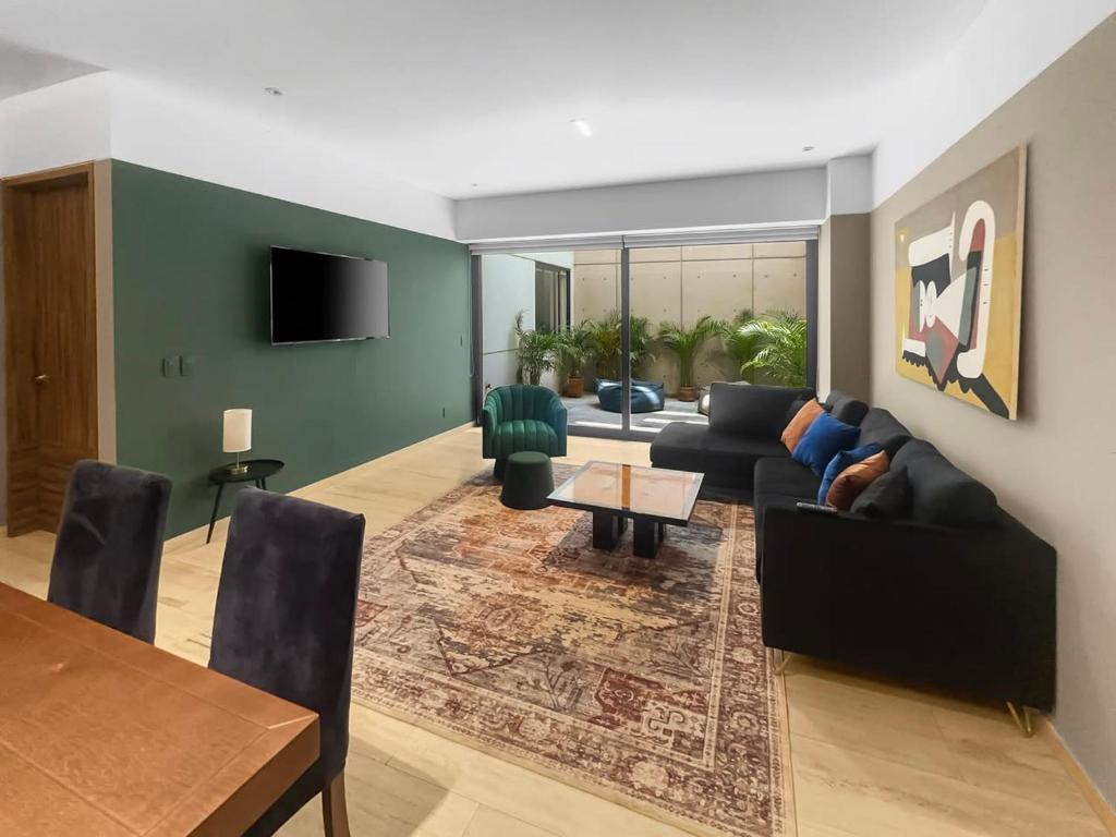 23Gh3 2BR 2BATHS PRIVATE PATIO - PRIME ROMA NORTE