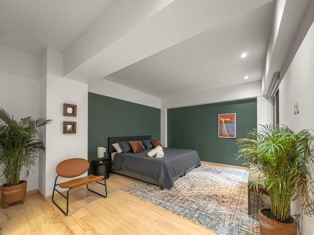 23Gh3 2BR 2BATHS PRIVATE PATIO - PRIME ROMA NORTE