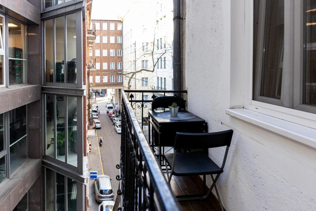 Balkón nebo terasa v ubytování Urban Rooms