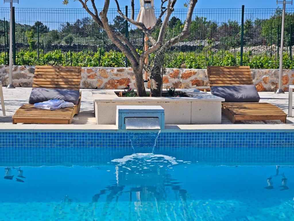 Bazén v ubytovaní Flamingo - House with private pool alebo v jeho blízkosti