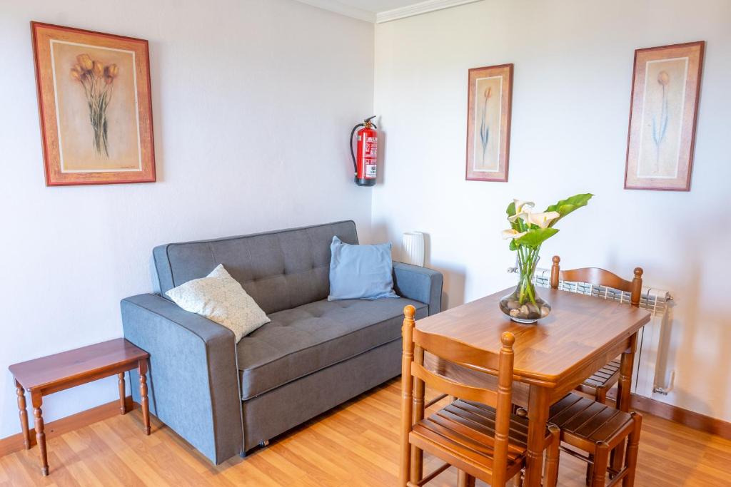 Posezení v ubytování APARTAMENTOS OLGA