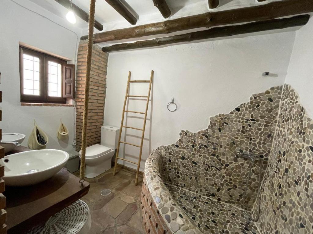 Un baño de Casa Las Cuadras