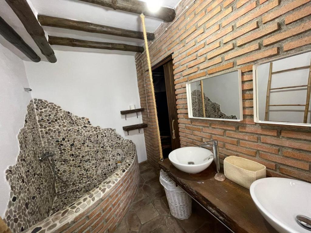 Un baño de Casa Las Cuadras