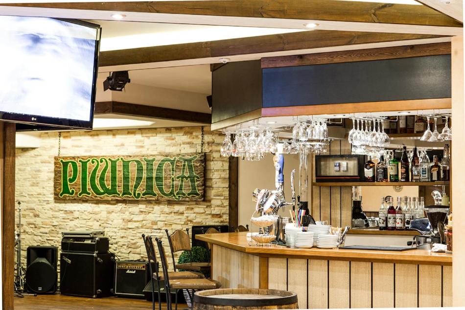 Lounge nebo bar v ubytování Hotel Krakow