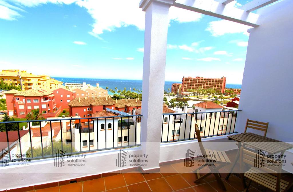 Balkón alebo terasa v ubytovaní Lomas de Mena 20 - Ático con vistas al mar - Barbacoa y Piscina- PARKING GRATIS -EXCELENTE CONEXIÓN WIFI