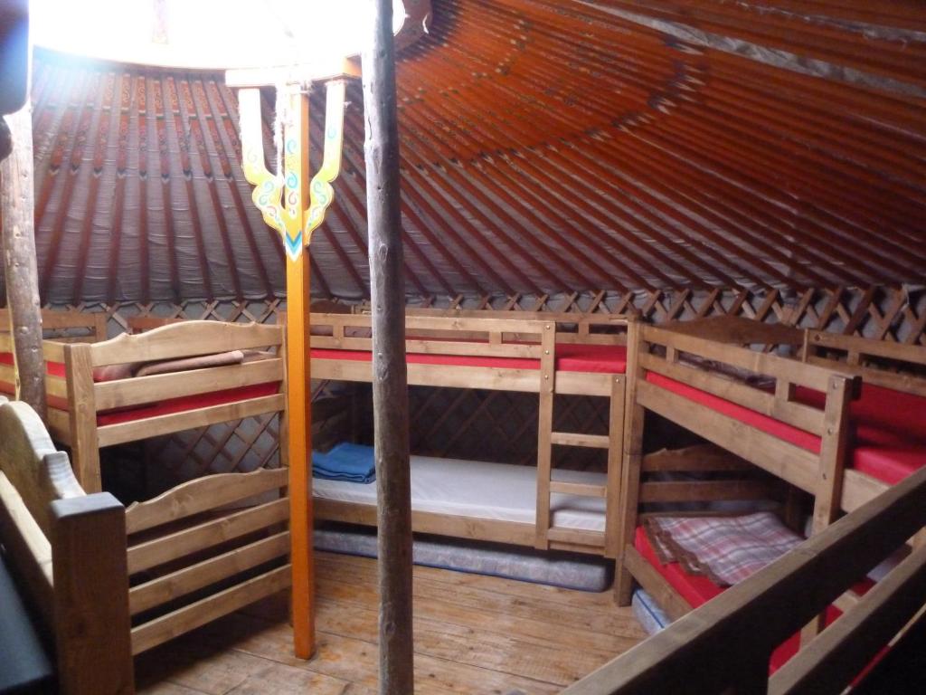 Palanda nebo palandy na pokoji v ubytování La Petite Echelle