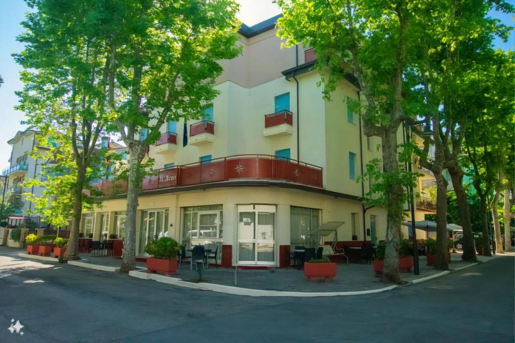 Budova, kde se hotel nachází