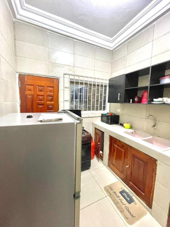 Kuchyň nebo kuchyňský kout v ubytování Timba habitat