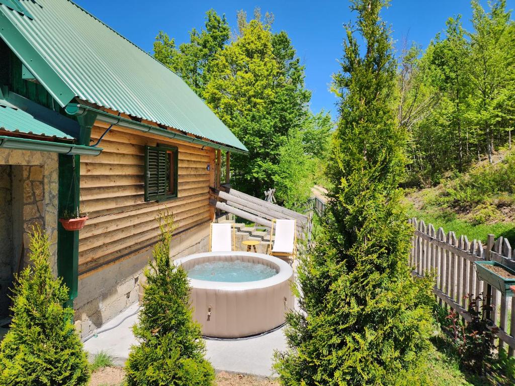 Zahrada ubytování Koliba Pčelica 1-SPA