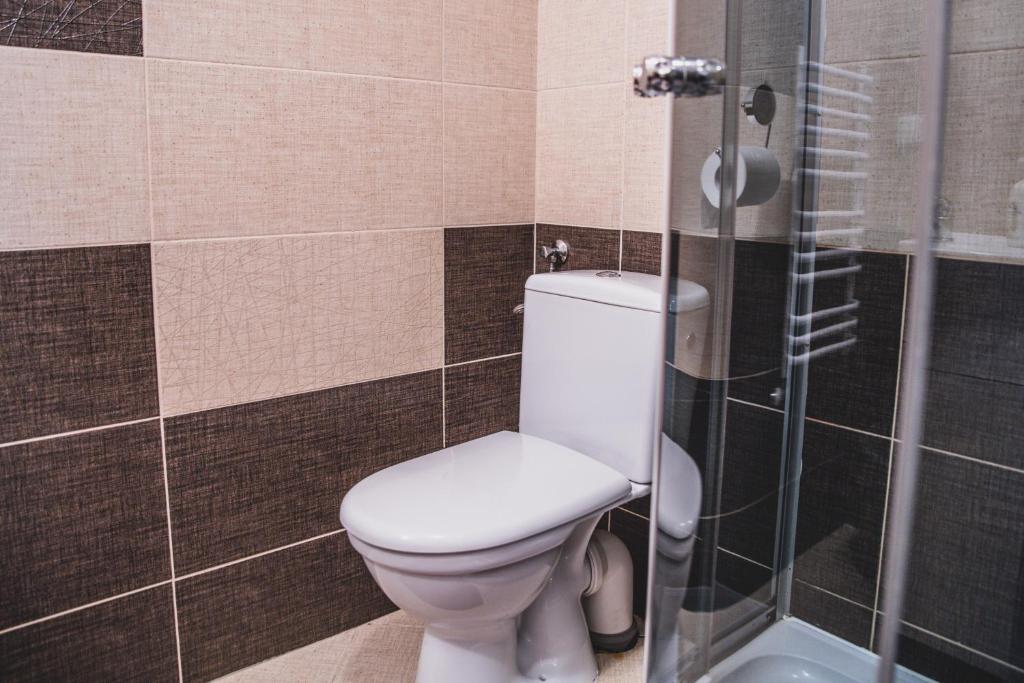 Kúpeľňa v ubytovaní Pokoje Gościnne na Stromej