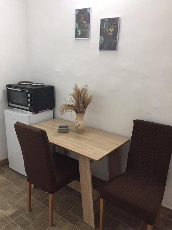 Kuchyň nebo kuchyňský kout v ubytování Apartmani Nikola Dojkinci