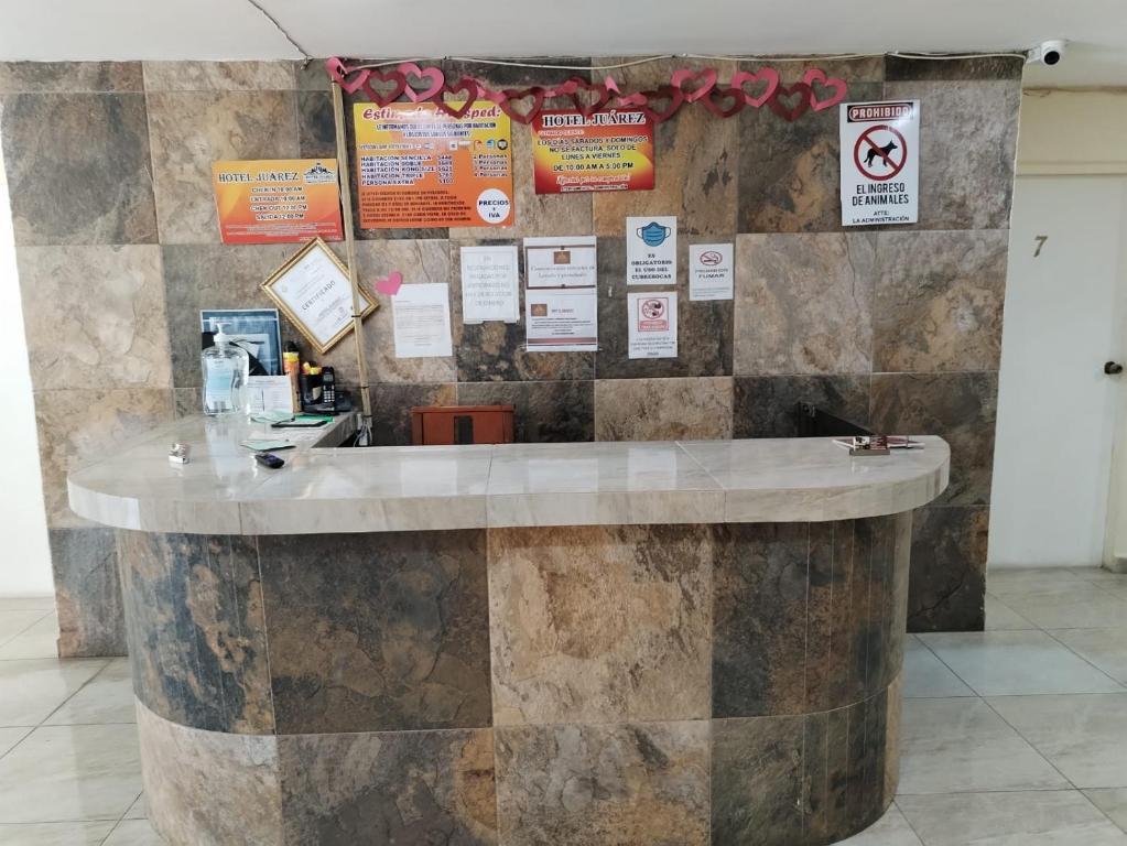Vstupní hala nebo recepce v ubytování Hotel Juarez