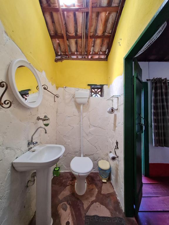 Koupelna v ubytování HI Hostel Chapada