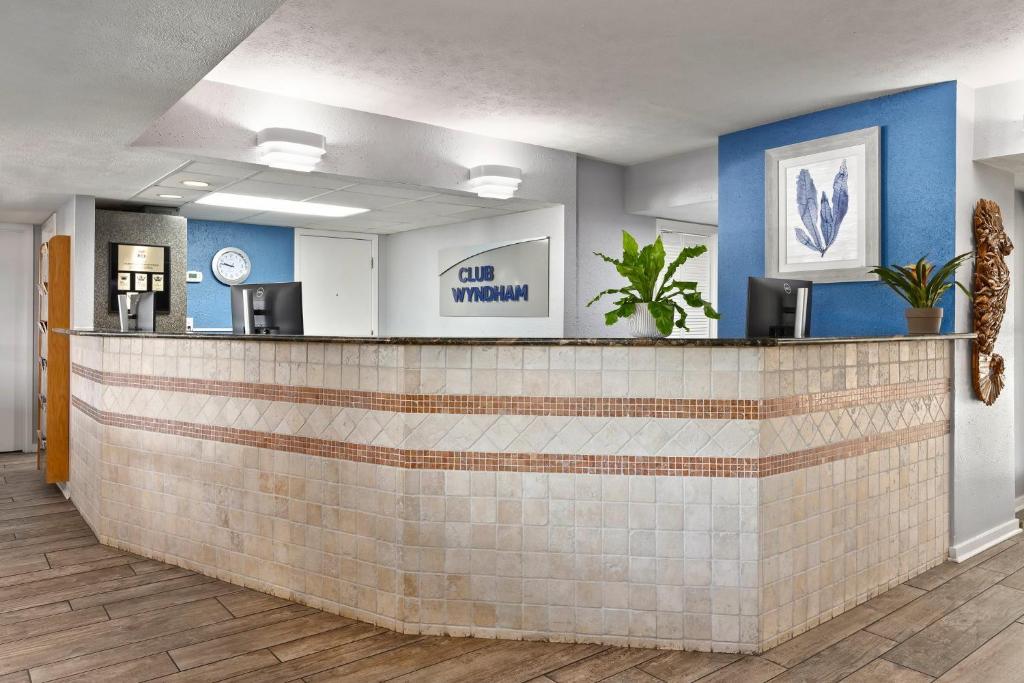 Lobi atau kawasan kaunter penerimaan di Club Wyndham Westwinds
