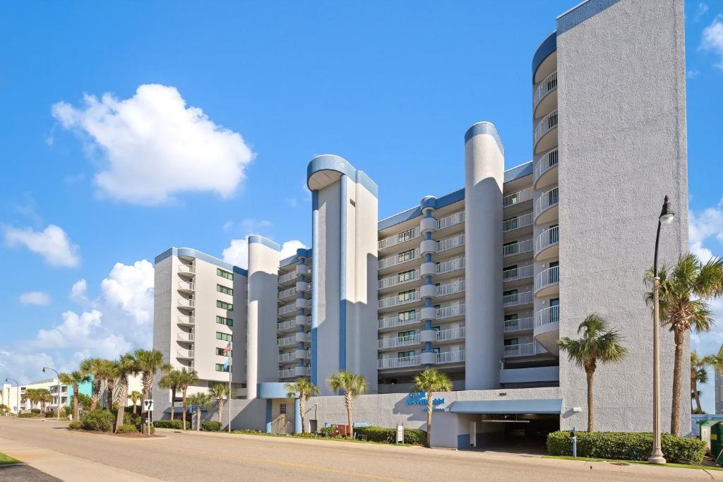 Das Gebäude in dem sich das Resort befindet
