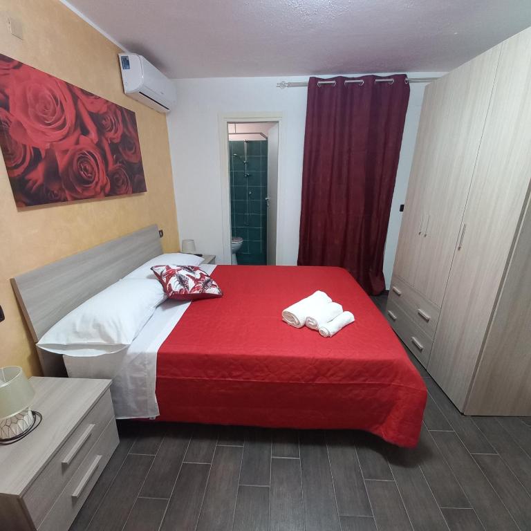 Postel nebo postele na pokoji v ubytování B&B Biancamano