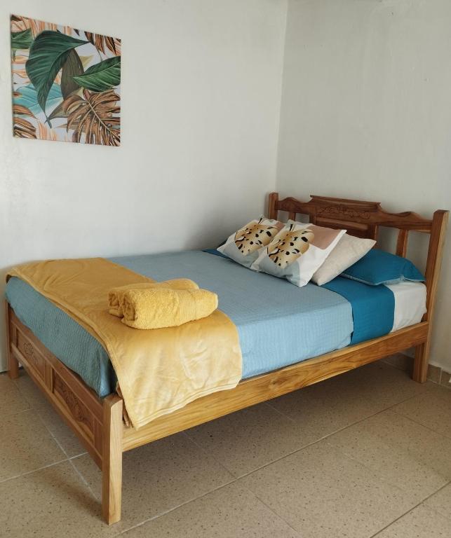 Postel nebo postele na pokoji v ubytování Apartamento Estudio en Alto Boquete