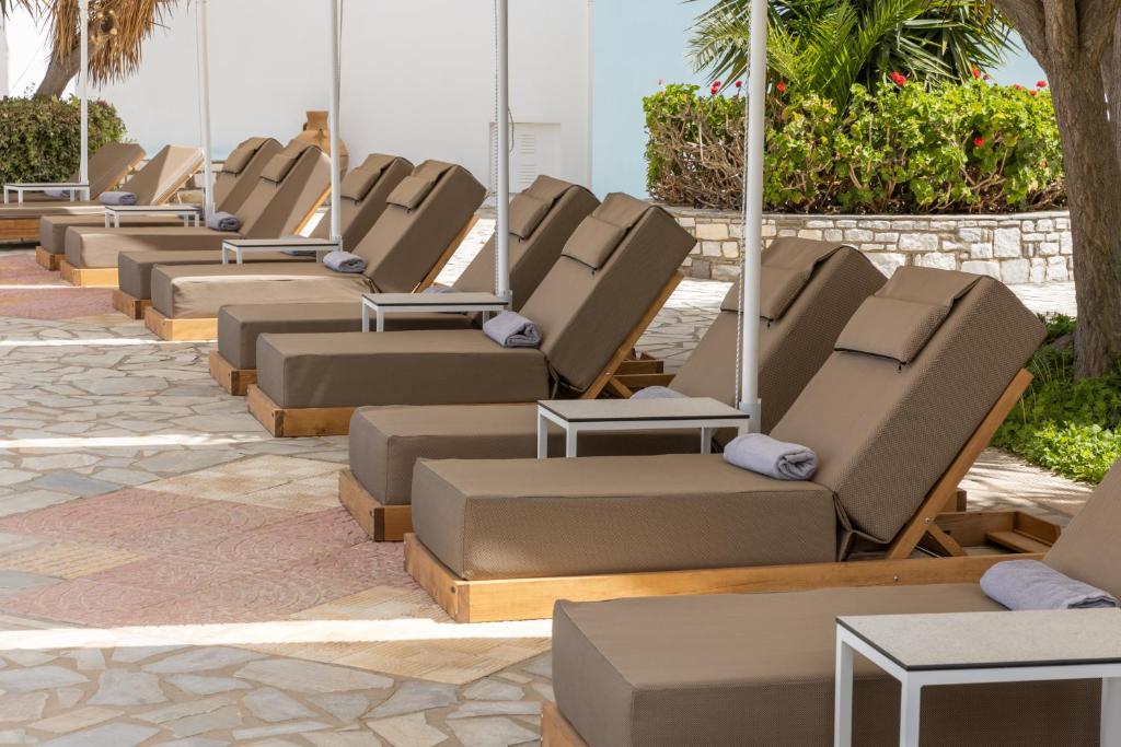 Posezení v ubytování Asteras Paradise