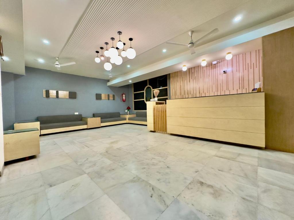 Kuchyň nebo kuchyňský kout v ubytování Hotel Volga