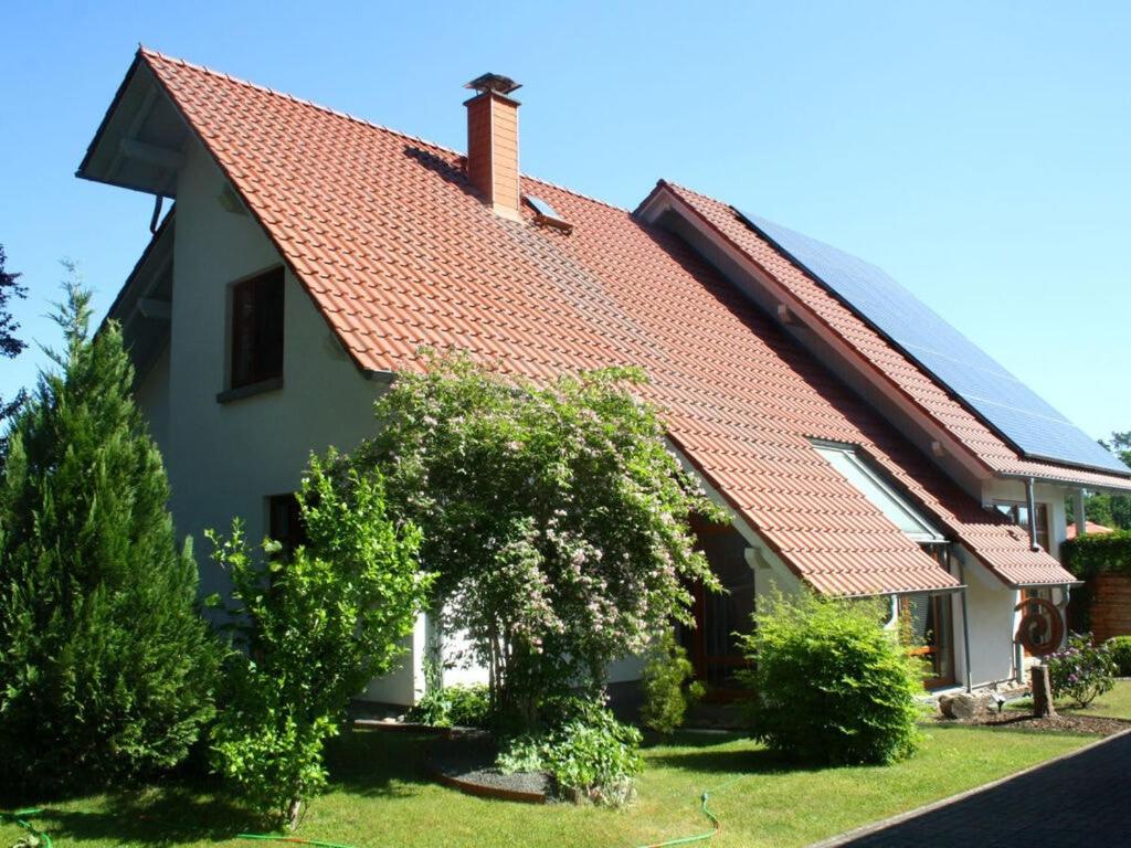 a house with a red roof at Living Lust 2 in Malchow in Malchow