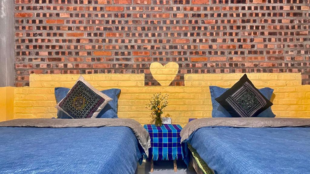 Postel nebo postele na pokoji v ubytování My's Homestay sapa