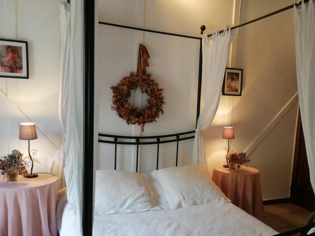 Postel nebo postele na pokoji v ubytování Gîte Rozies Dunes 9 p