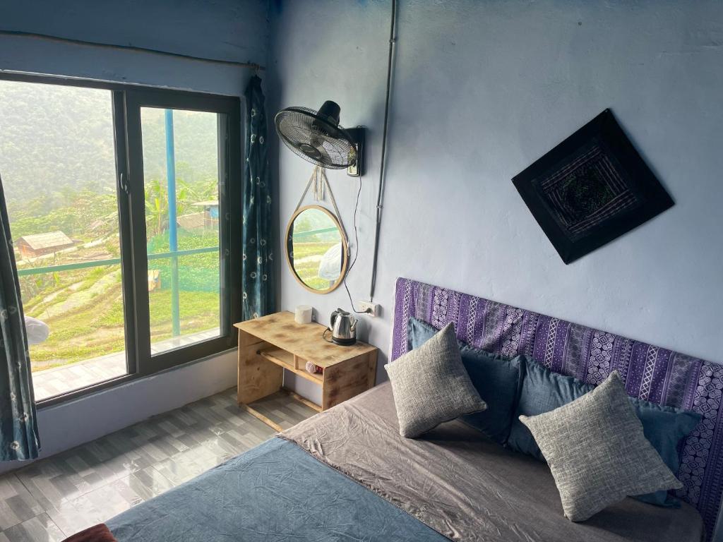 Postel nebo postele na pokoji v ubytování My's Homestay sapa