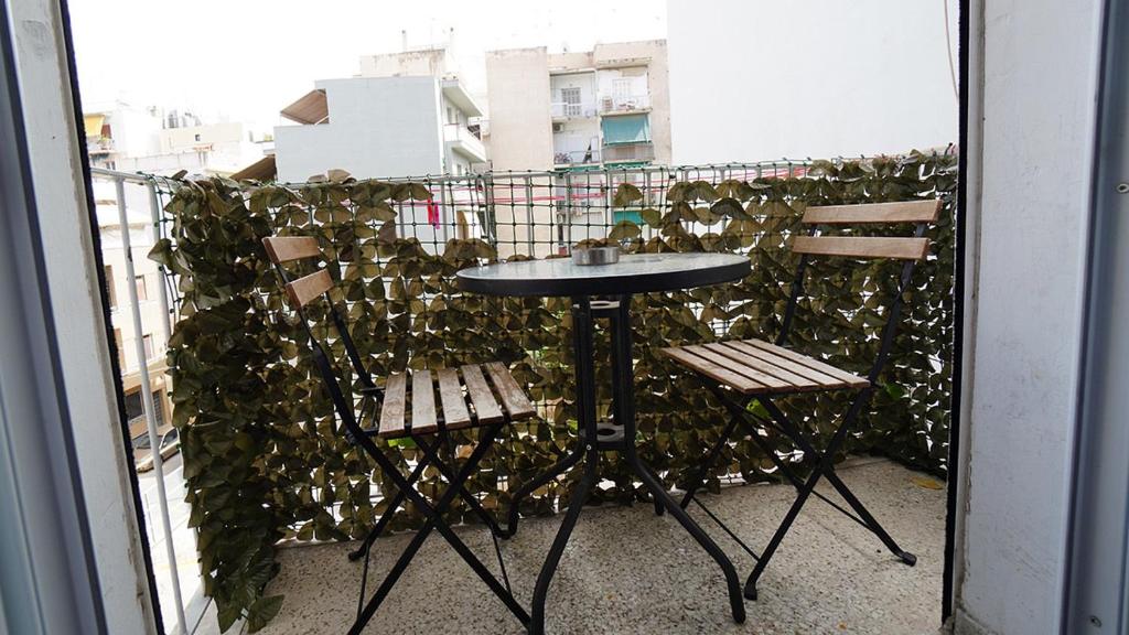 Balkon lub taras w obiekcie Athens City Themis 7