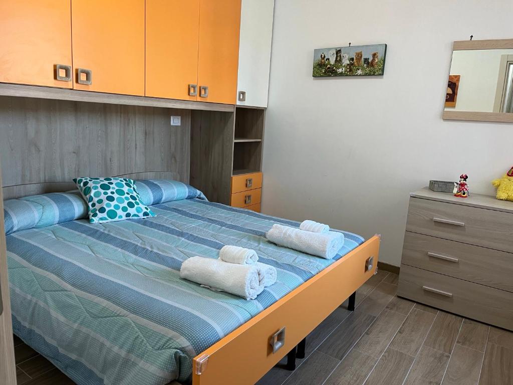 Posteľ alebo postele v izbe v ubytovaní Casa Bea con Piscina e giardino