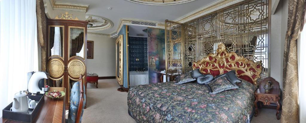 Posezení v ubytování Daru Sultan Hotels Galata