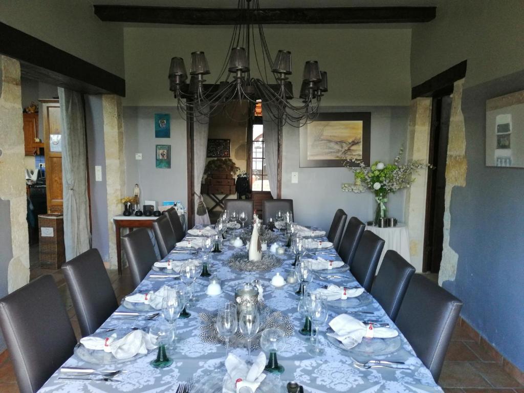 Restaurace v ubytování Chambres Rozies Dunes