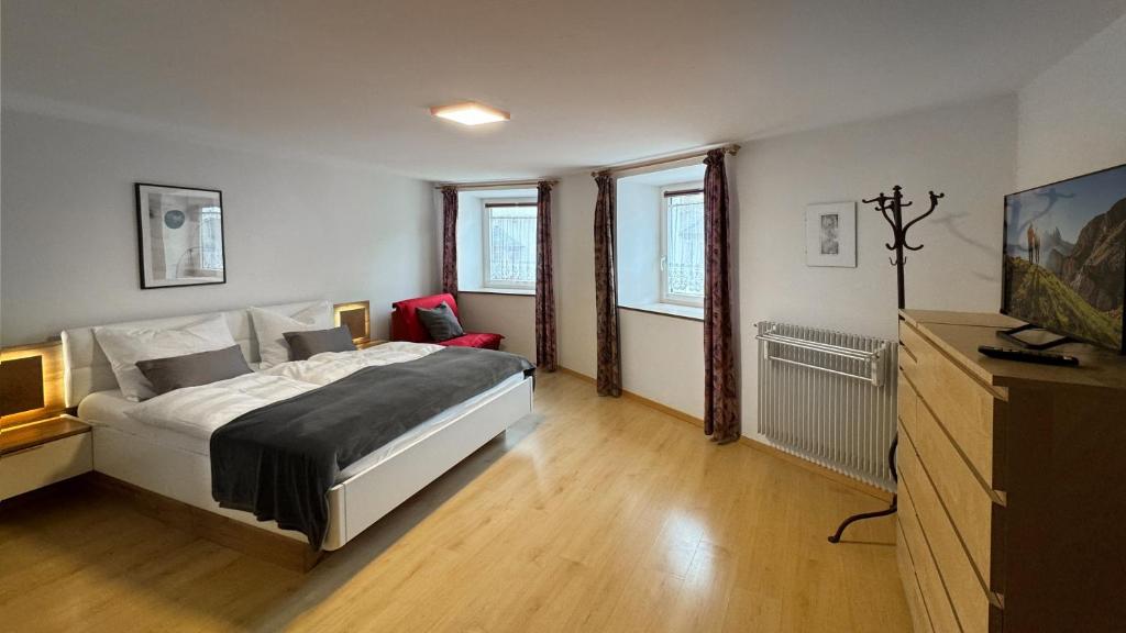 Postel nebo postele na pokoji v ubytování Residence Barbara