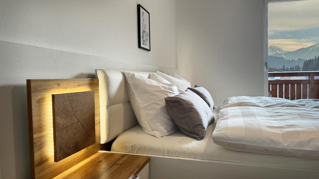 Postel nebo postele na pokoji v ubytování Residence Barbara