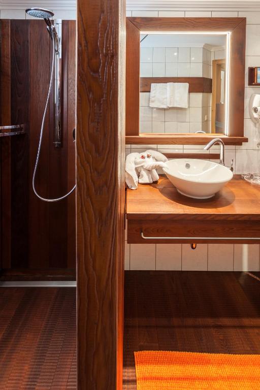Kúpeľňa v ubytovaní Hotel Garni Ida