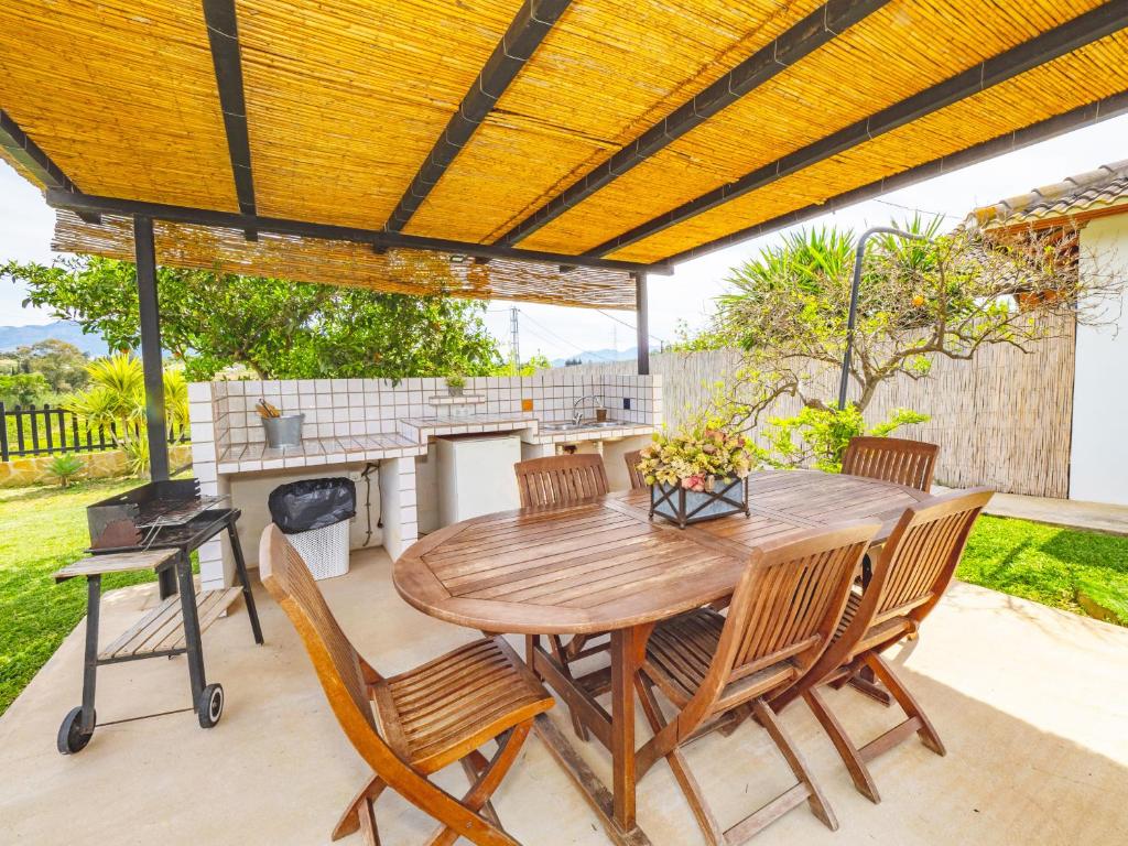 Balkón nebo terasa v ubytování Cubo's Casita Rural Haro