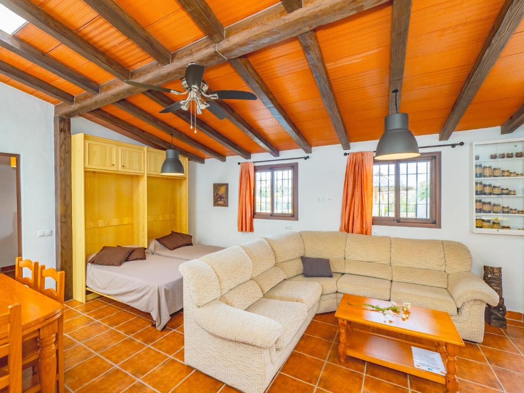 Posezení v ubytování Cubo's Casita Rural Haro