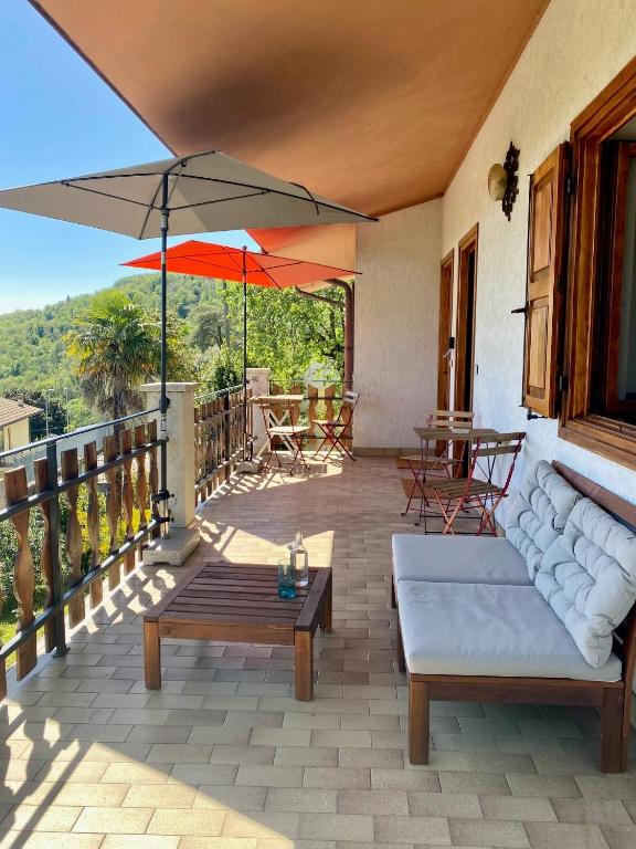 Balkón nebo terasa v ubytování Villa Rosa Friuli