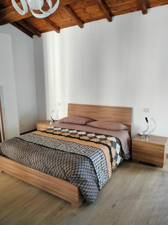 Postel nebo postele na pokoji v ubytování Casa la Matterella