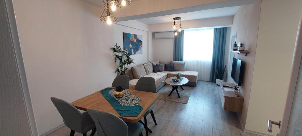 Istumisnurk majutusasutuses STEFAN apartment