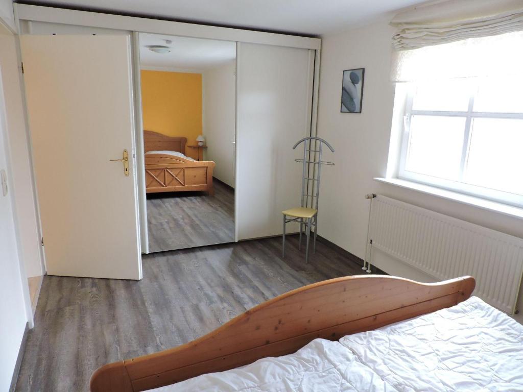 Postel nebo postele na pokoji v ubytování Ferienhaus-Sina