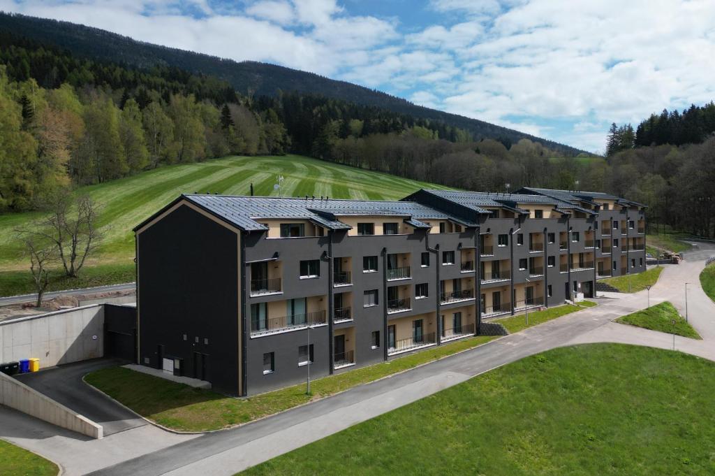Nespecifikovaný výhled na hory nebo výhled na hory při pohledu z apartmánu